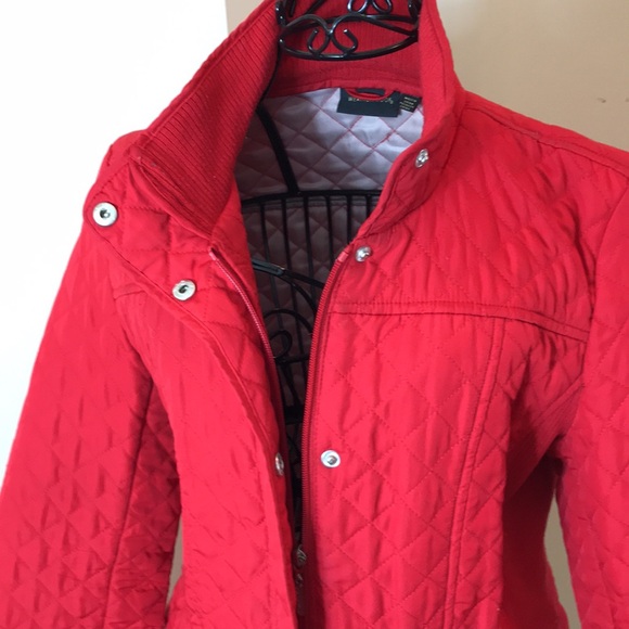 Weatherproof Quilted Red Jacket Size Medium - Picture 4 of 13
